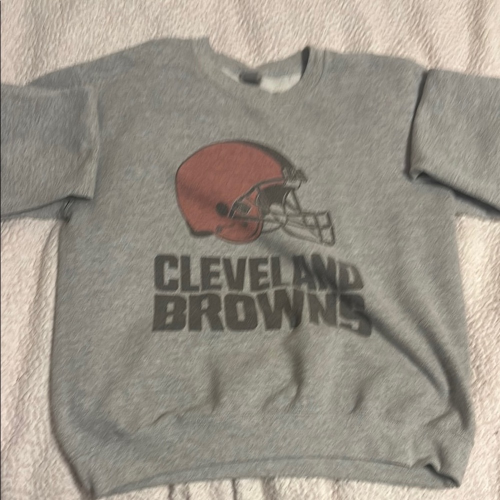 Cleveland Browns Women’s Gray Sweatshirt